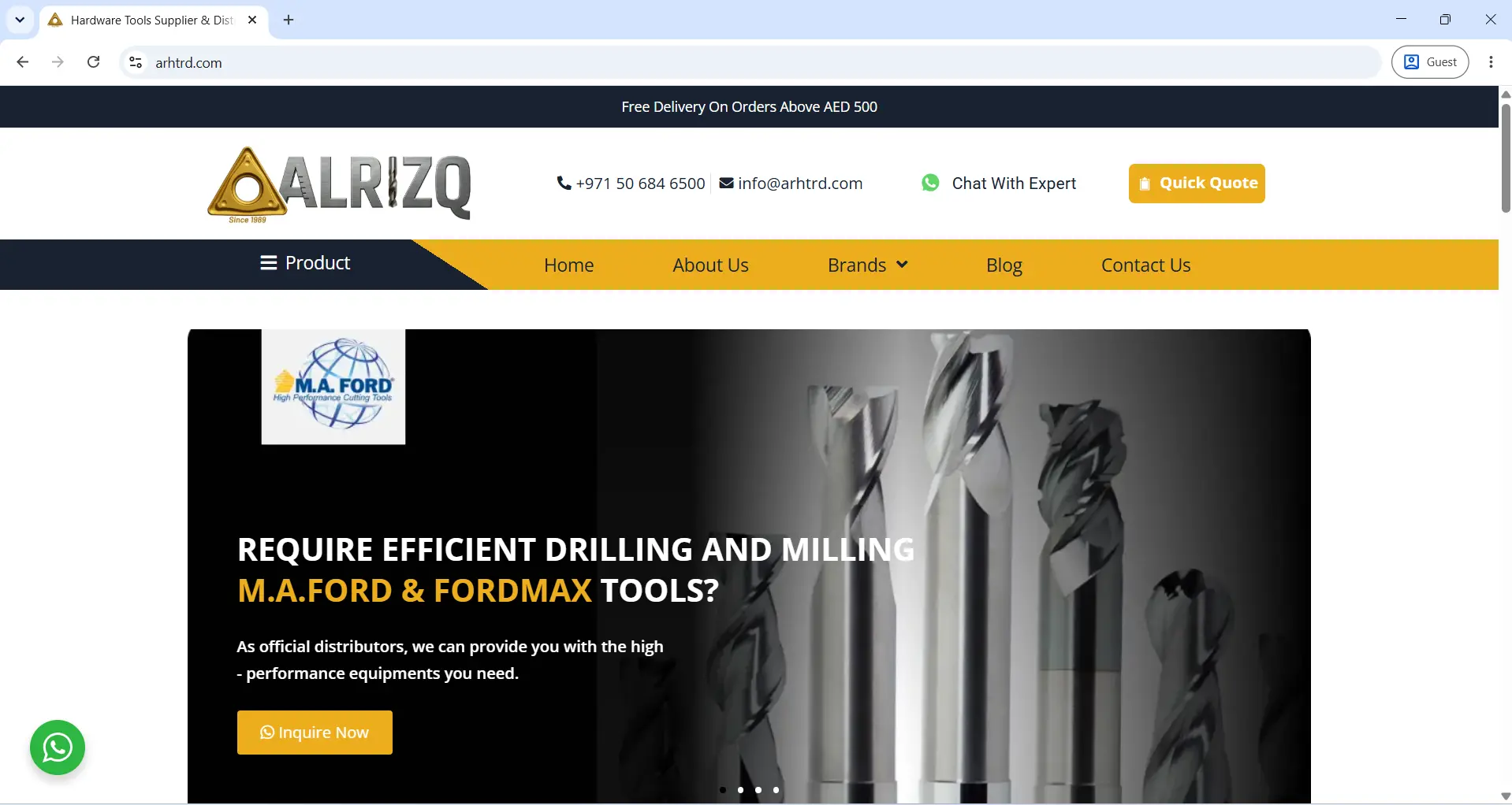 ALRIZQ website preview