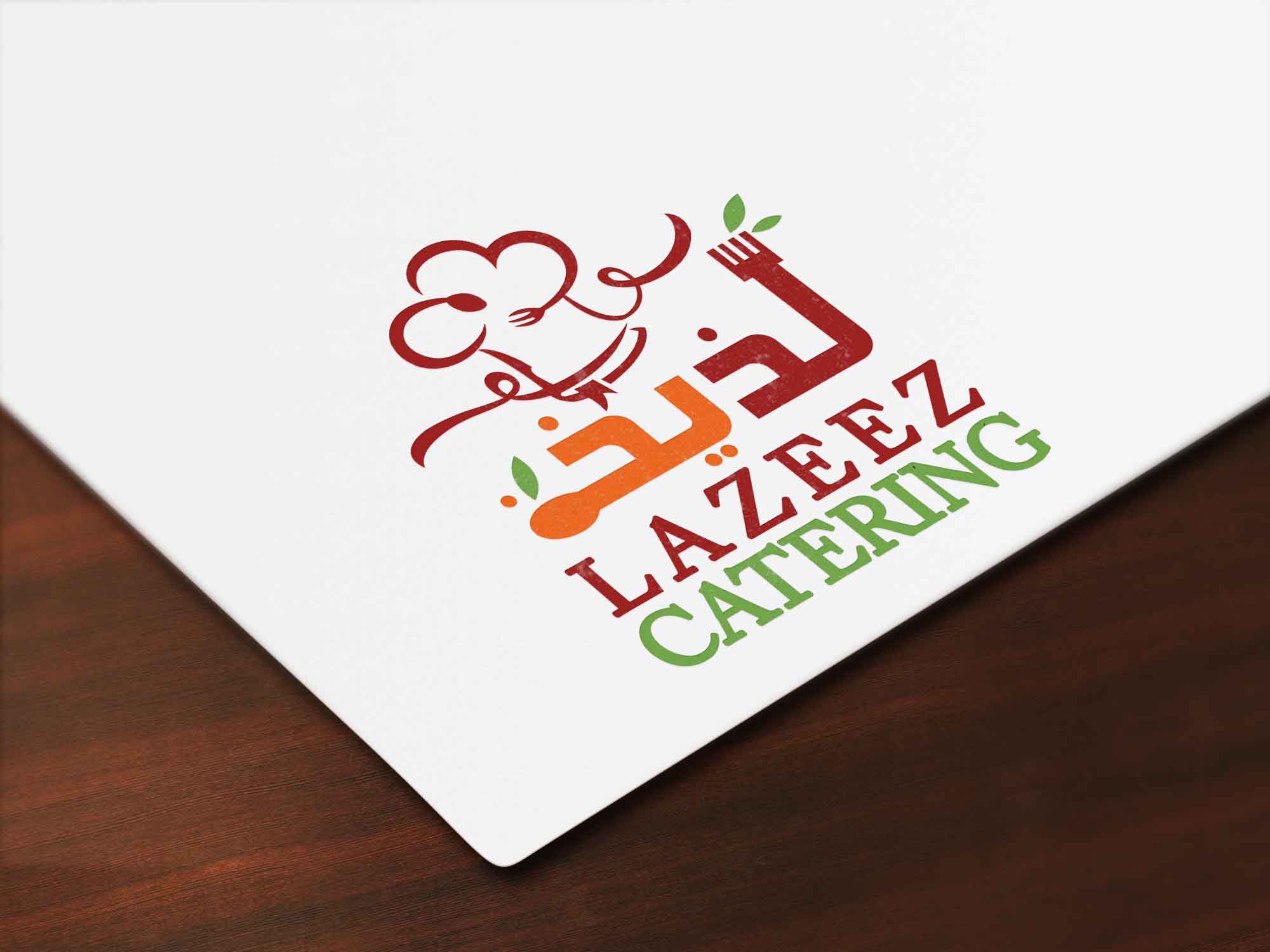 Lazeez Catering official Logo